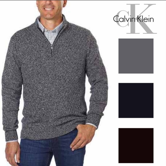 Calvin Klein Other - Gray Men's Calvin Klein Quarter Zip Sweater
